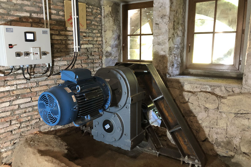 generator to generate electricity in a watermill