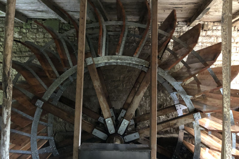 onderslag waterrad Moulin de l'Ilse